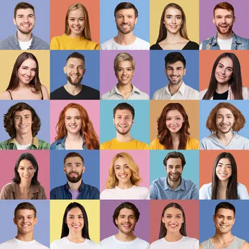 移动端体验示意用户肖像